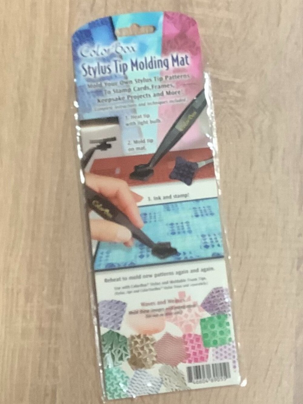 texture stamp mat rubber Clearsnap ColorBox craft tool clay scrapbook